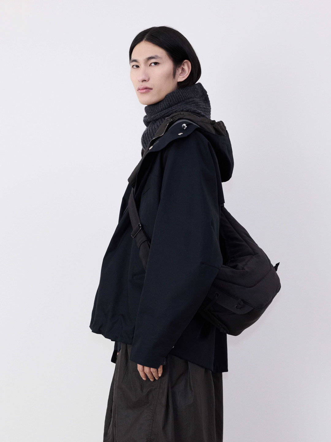 LEMAIRE(ルメール) | ミディアム ソフト ゲーム バッグ - ダーク