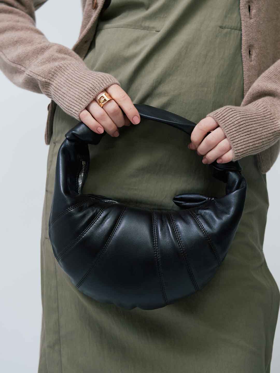 LEMAIRE Scarf ショルダーバッグ ブラウン L ブラウン(LEMAIRE LEMAIRE Scarf ショルダーバッグ ブラウン L ブラウン(LEMAIRE
