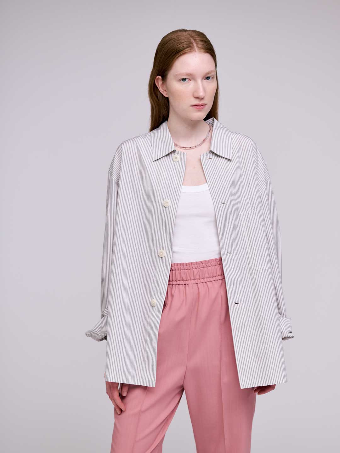 LEMAIRE(ルメール) | パジャマ シャツ - ホワイト | ESCAPERS