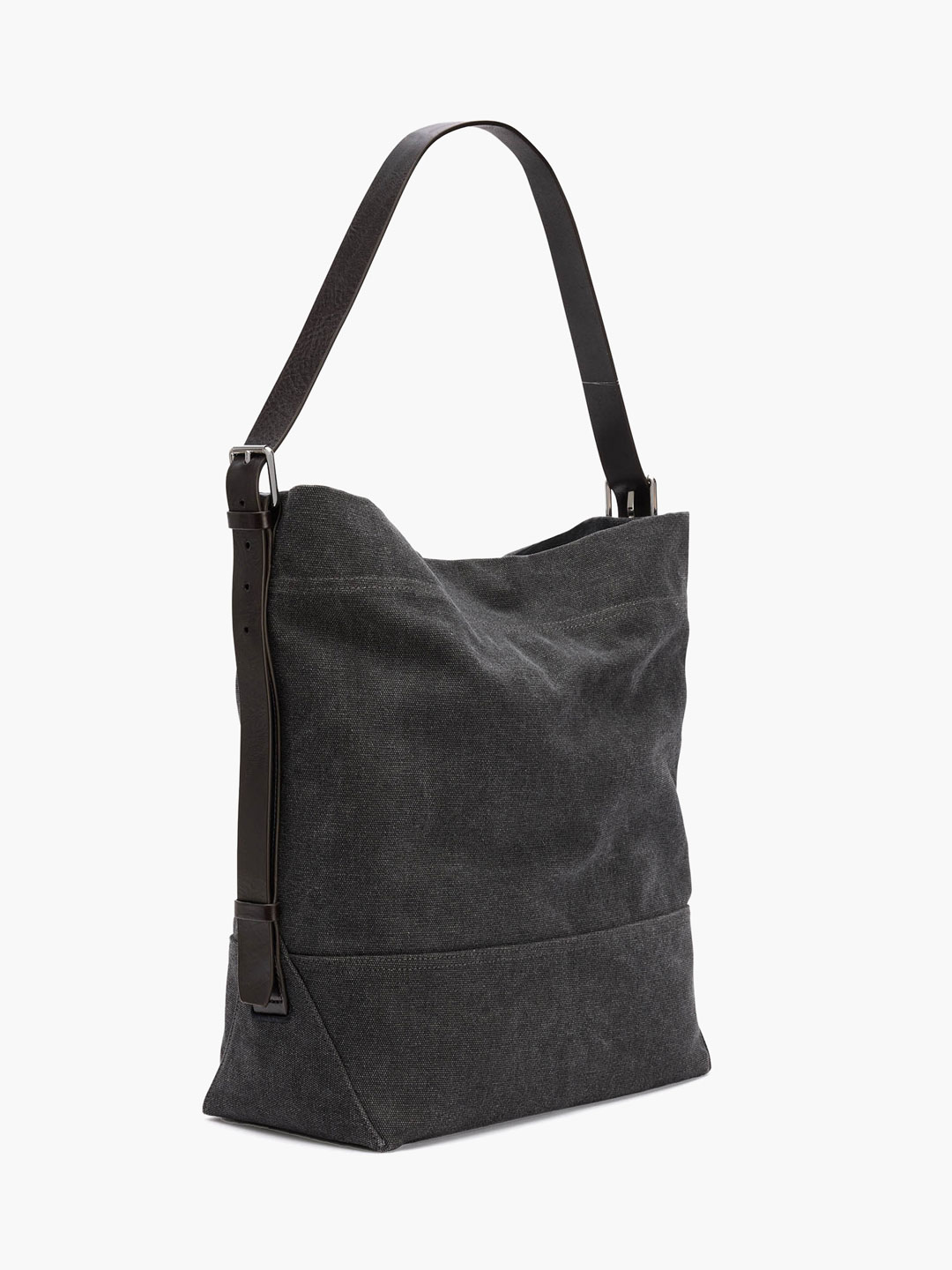 LEMAIRE(ルメール) | ベルティッド トート バッグ - アッシュブラック