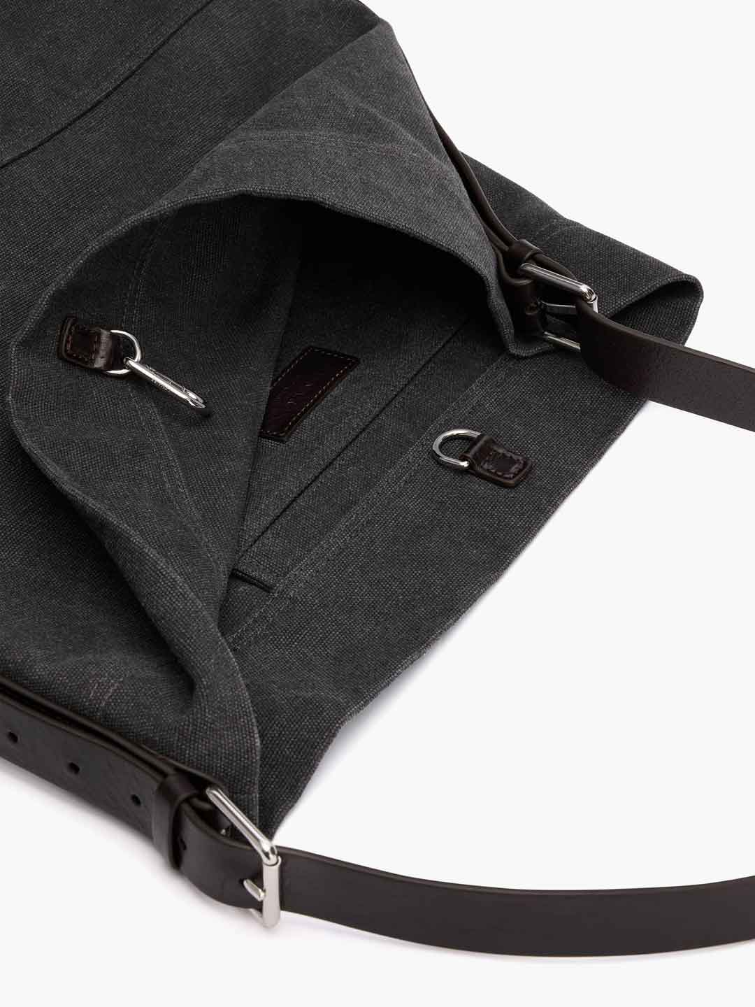 LEMAIRE(ルメール) | ベルティッド トート バッグ - アッシュブラック