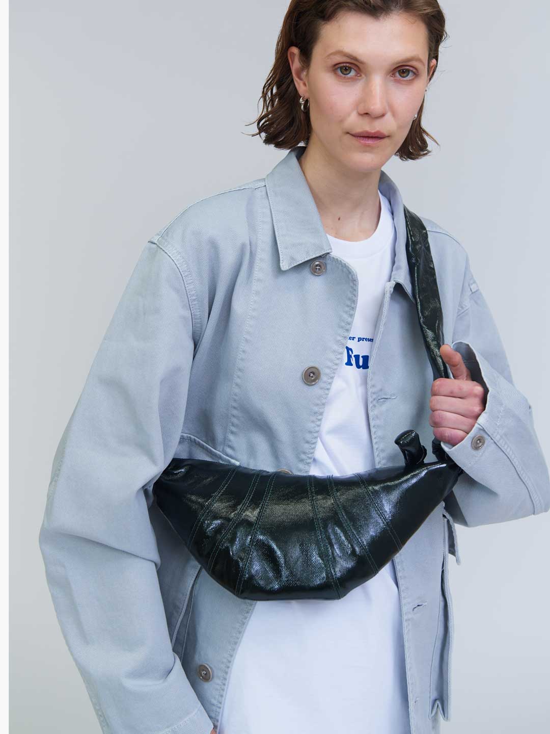 LEMAIRE グリーンスモール croissant クロワッサン バッグ Small Croissant bag LEMAIRE | Blondie Shop