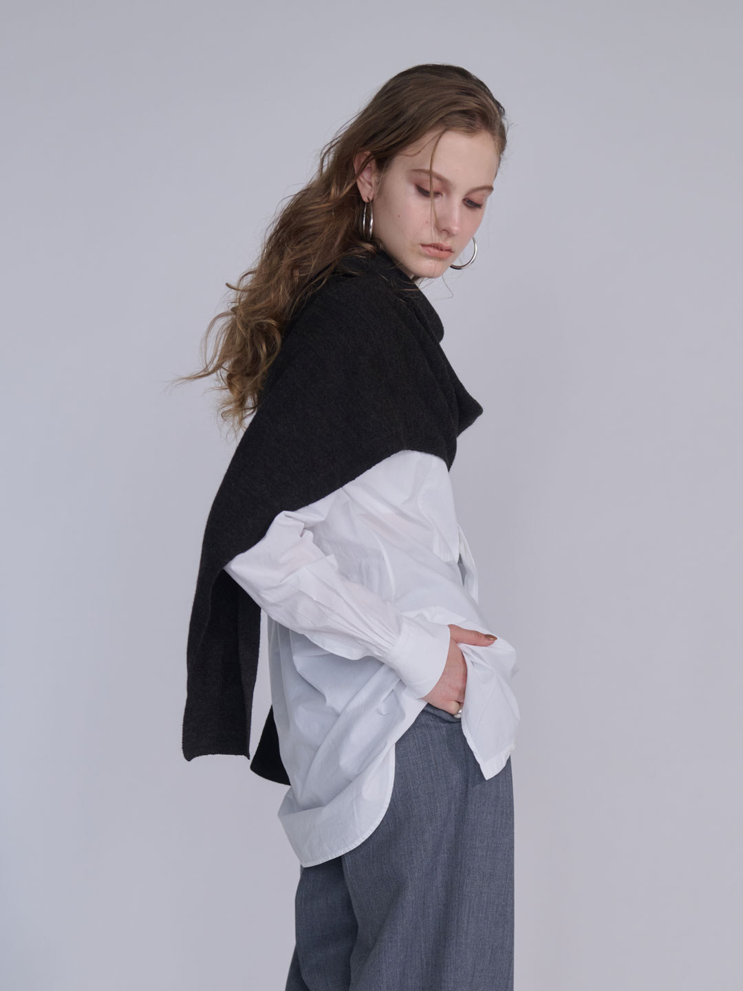 LEMAIRE/ルメール スカーフ LEMAIRE - LEMAIRE (ルメール) WRAP SCARF BLACK の通販 by ぽこ