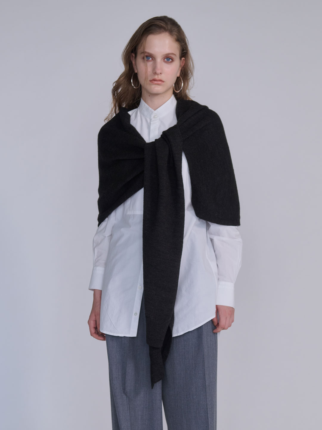 LEMAIRE/ルメール スカーフ LEMAIRE - LEMAIRE (ルメール) WRAP SCARF BLACK の通販 by ぽこ