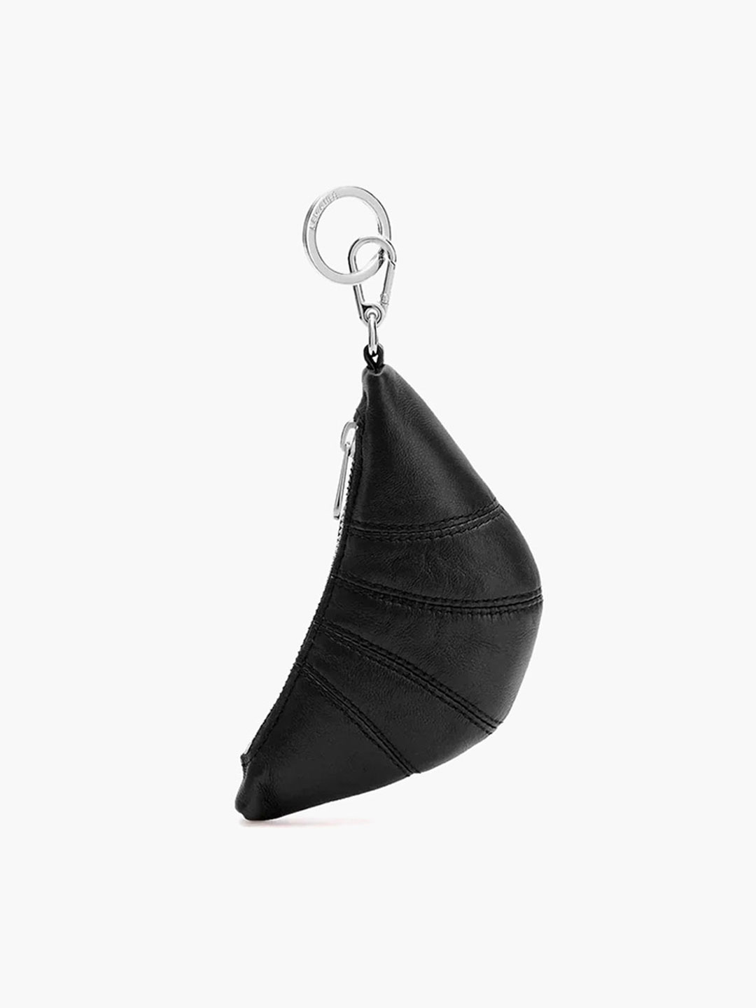 Lemaire キーリング MINI CROISSANT KEYRING Lemaire Mini Croissant Key Ring in Dark Chocolate Curated at