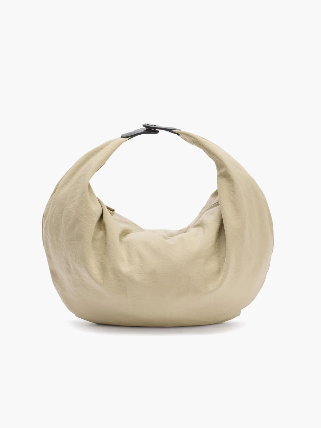 Croissant Filt Bag - Light Beige