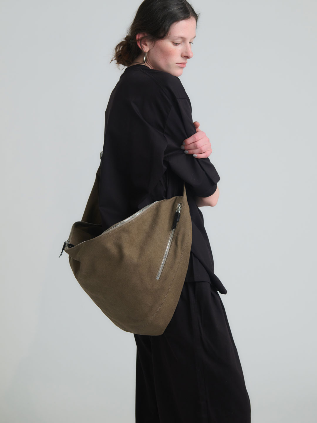 XL Quiver Clip Bag - Beige
