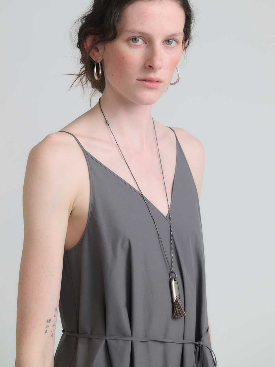 Personal Brush Necklace - Brown