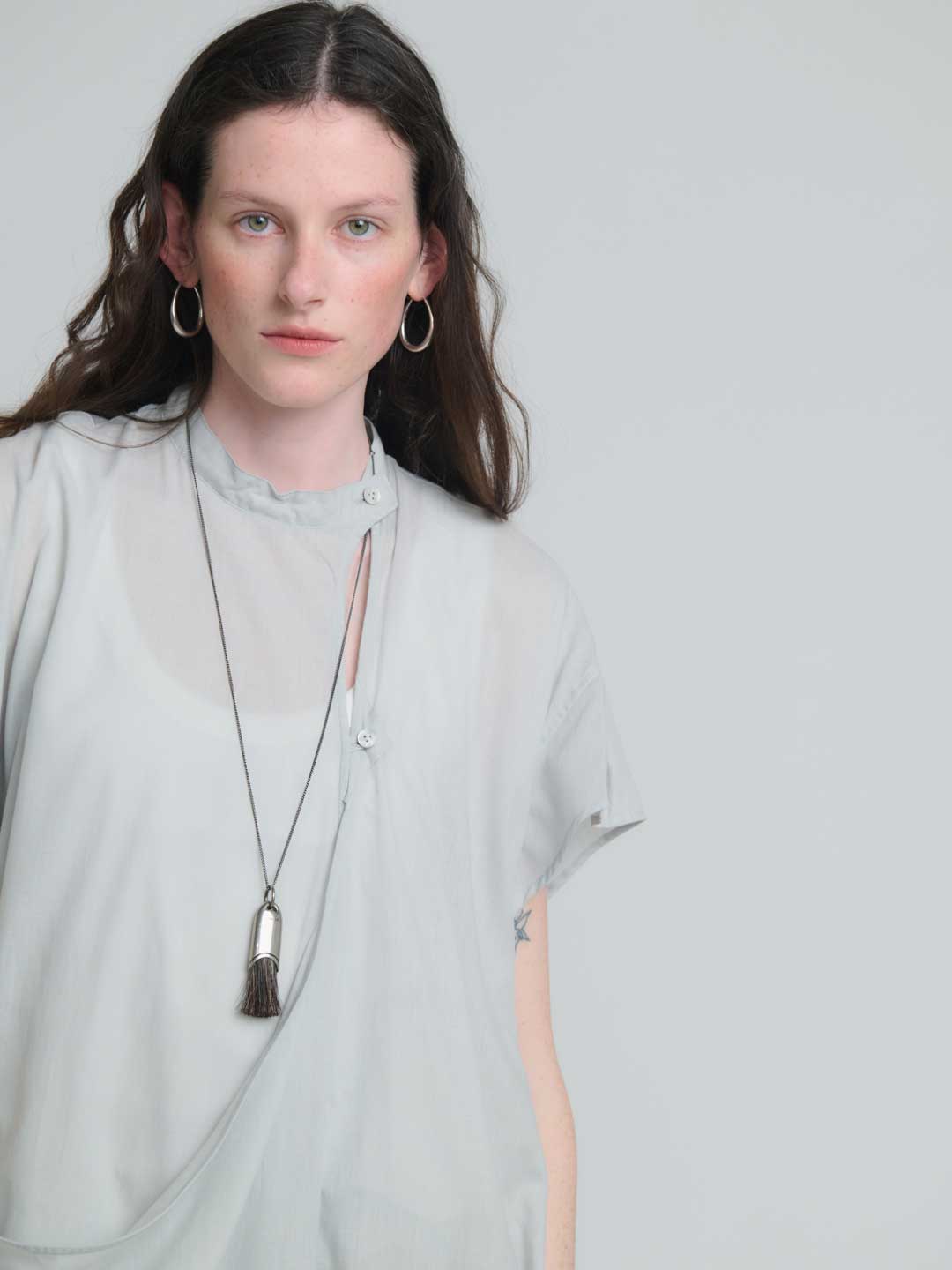 Personal Brush Necklace - Brown