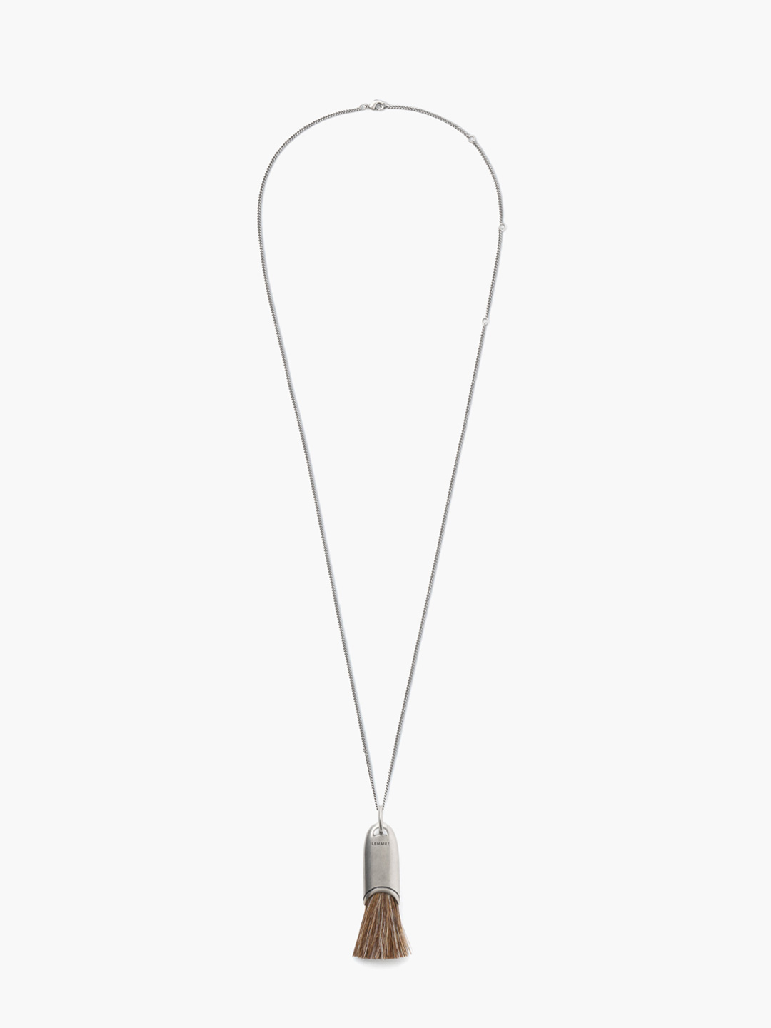 Personal Brush Necklace - Brown