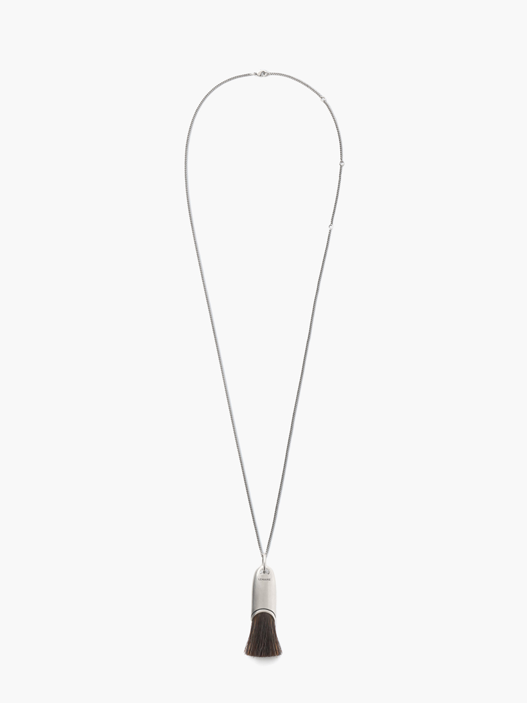 Personal Brush Necklace - Dark Brown