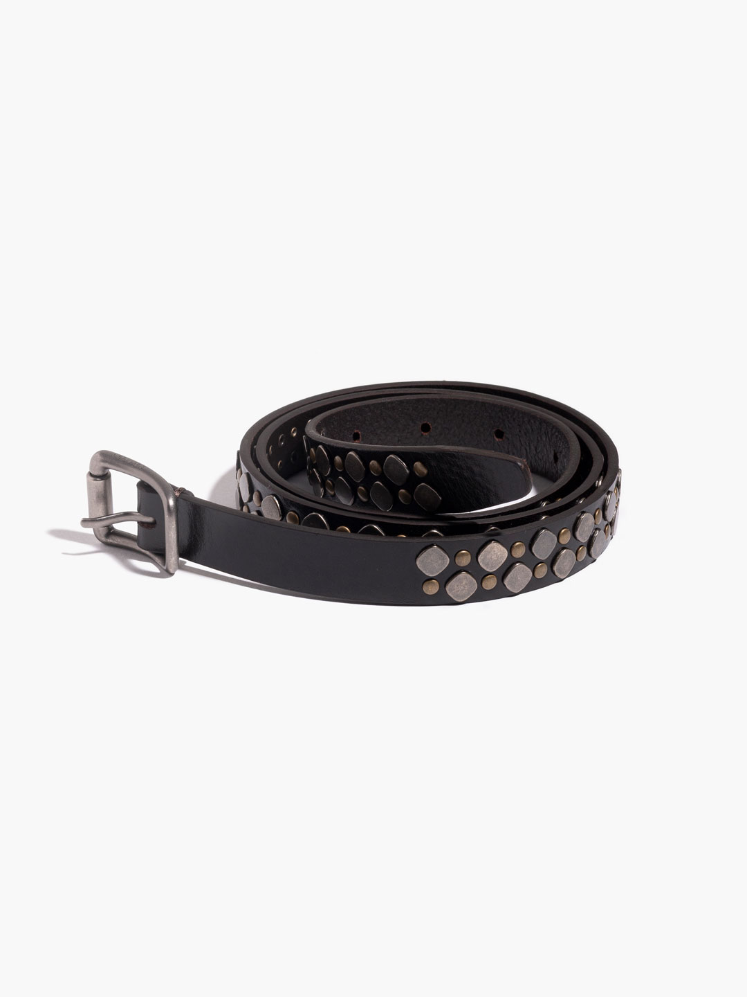 Rio Studs Belt 20 - Dark Brown