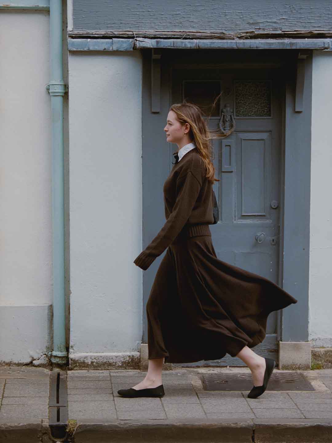 エクストリームカシミヤ　n°267tina ビーン　カーキ　新品未使用 エクストリームカシミヤ n°267tina ビーン カーキ 新品未使用