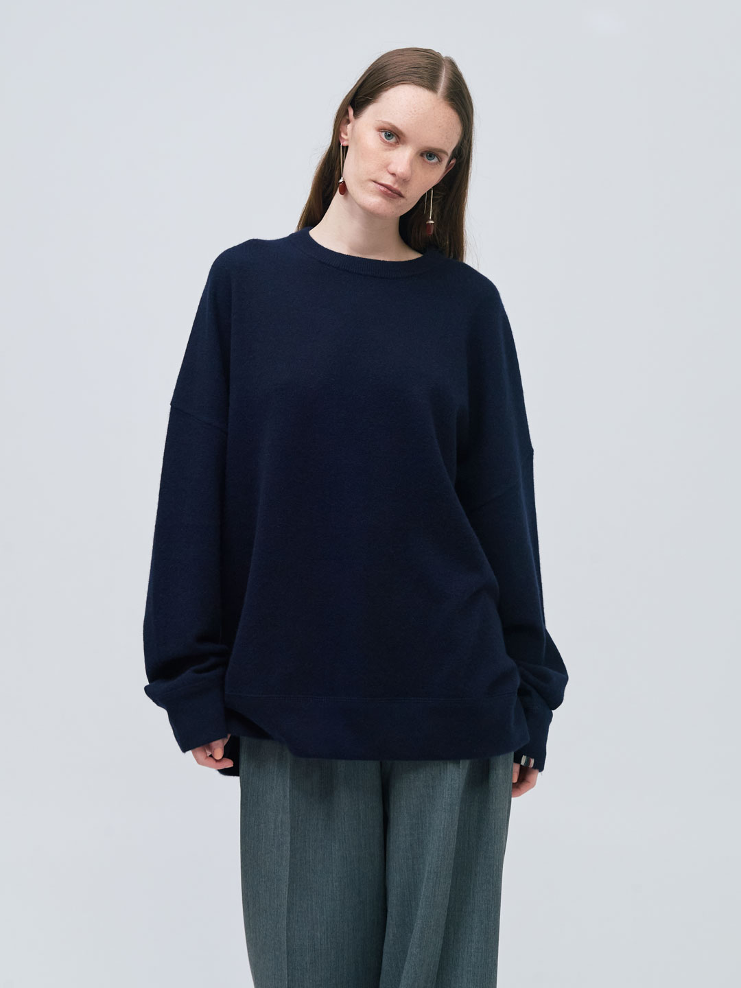 extreme cashmere(エクストリーム カシミア) |スウェット- ネイビー | ESCAPERS ONLINE(エスケーパーズ  オンライン)公式通販サイト