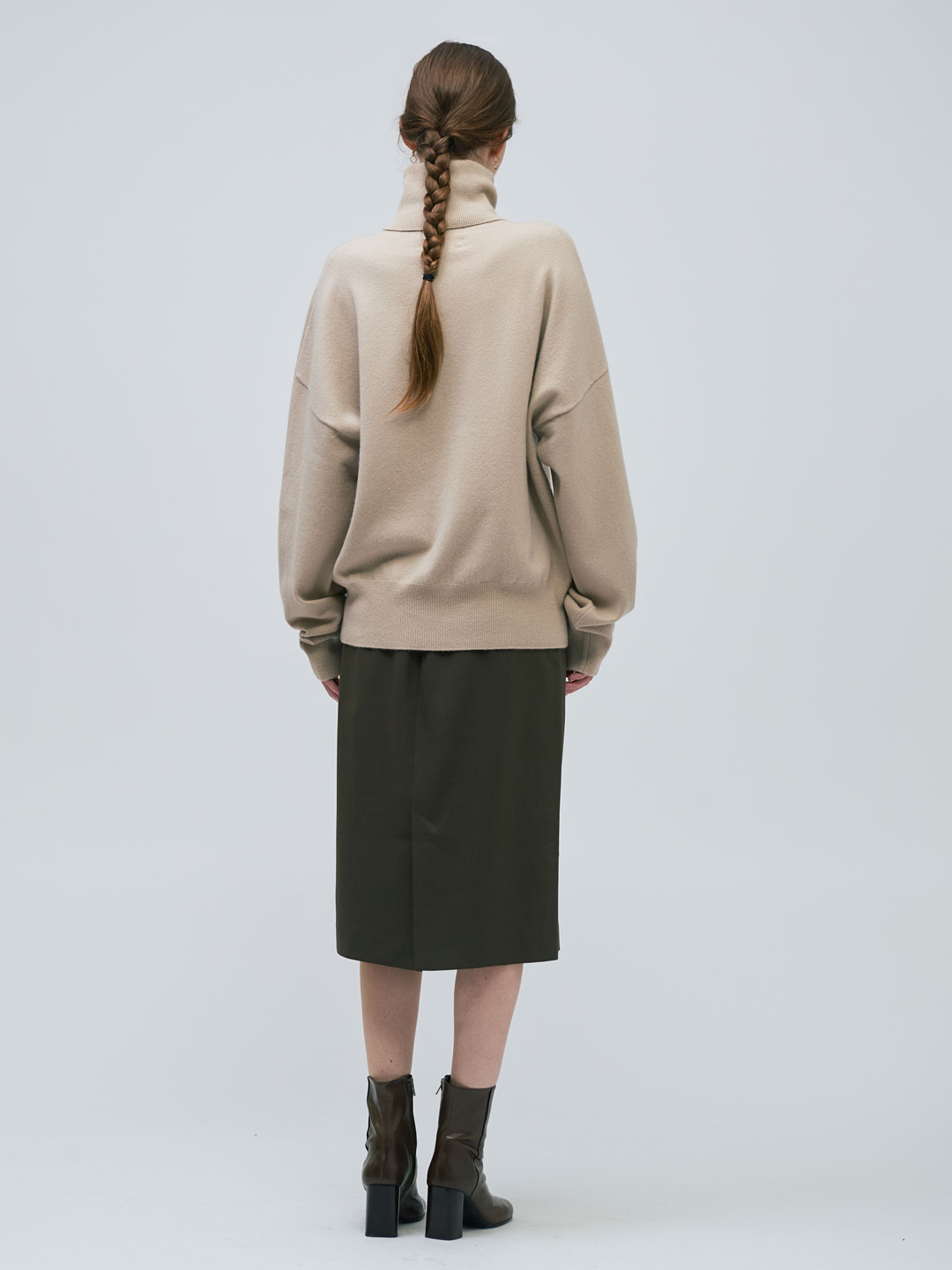 extreme cashmereニットポロシャツベージュ extreme cashmereニットポロシャツベージュ