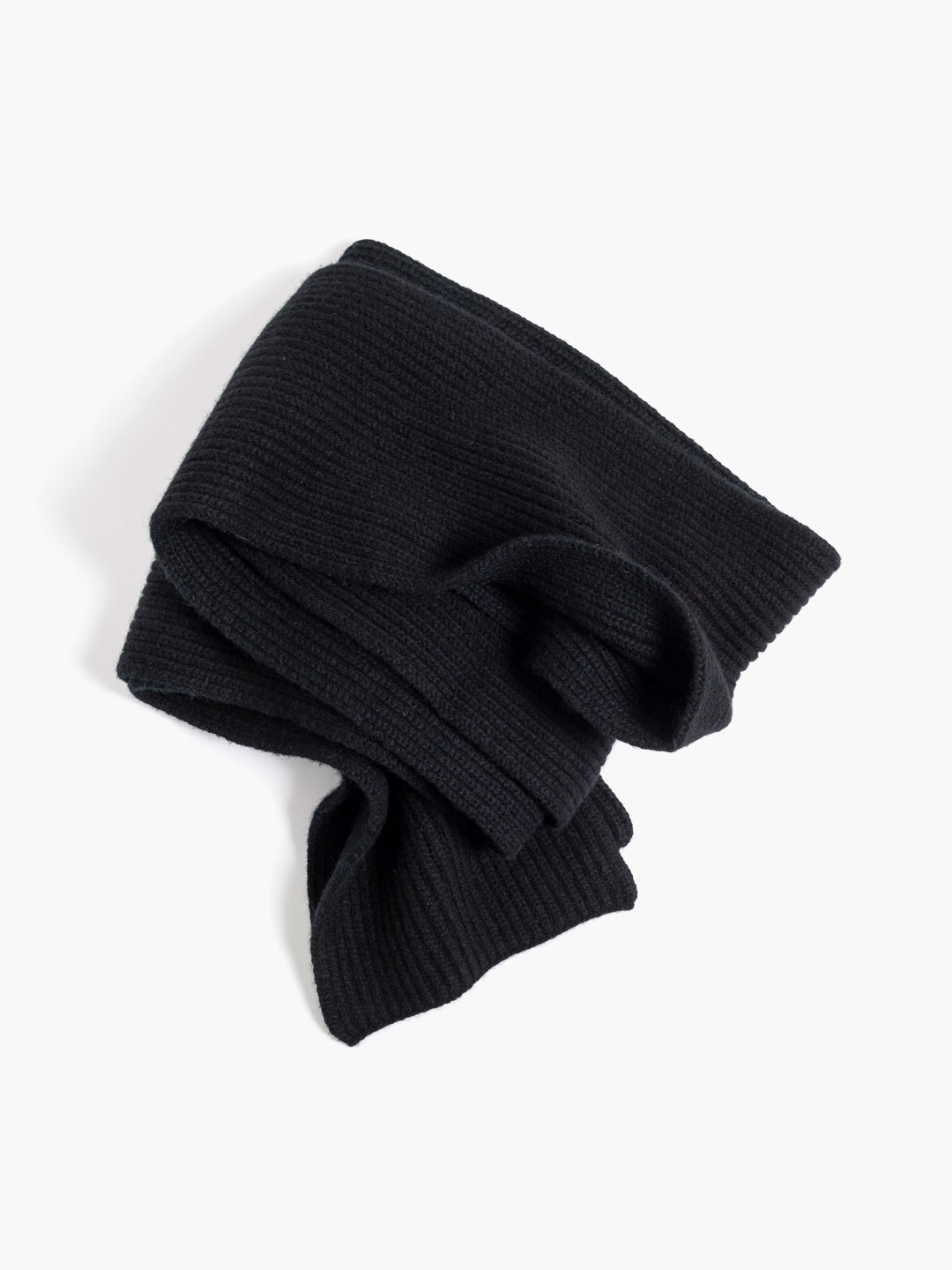 CristaSeya(クリスタセヤ) | カシミヤ&キャメル リブ ロング スカーフ