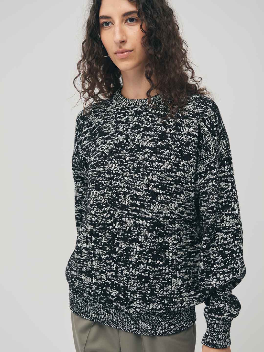 【最終お値下】クリスタ　セヤ　セーラーニット　ブラウン　M 最終お値下】クリスタセヤセーラーニットブラウンM