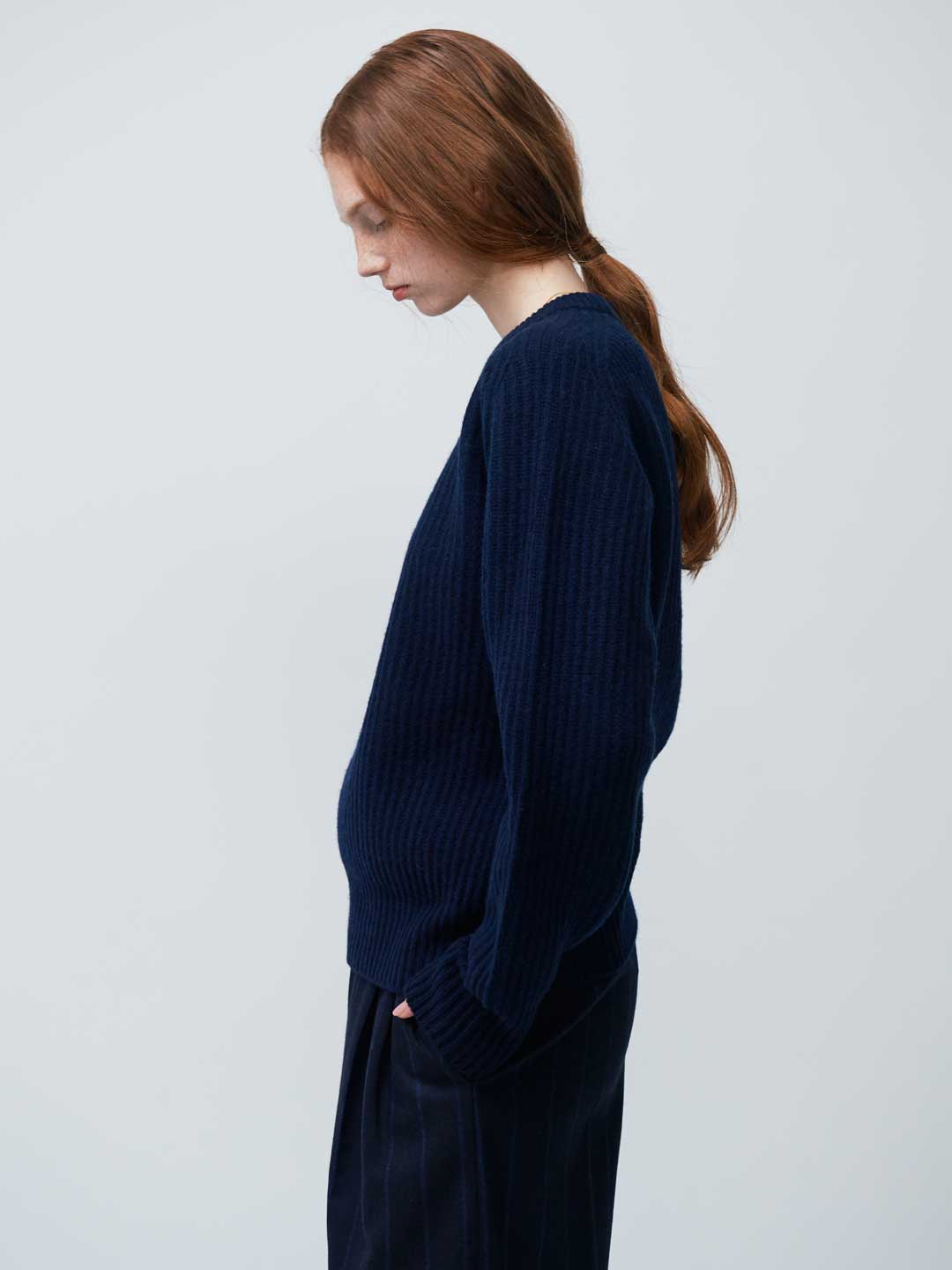 CristaSeya(クリスタセヤ) | カシミア & ウール マキシリブ ラグラン