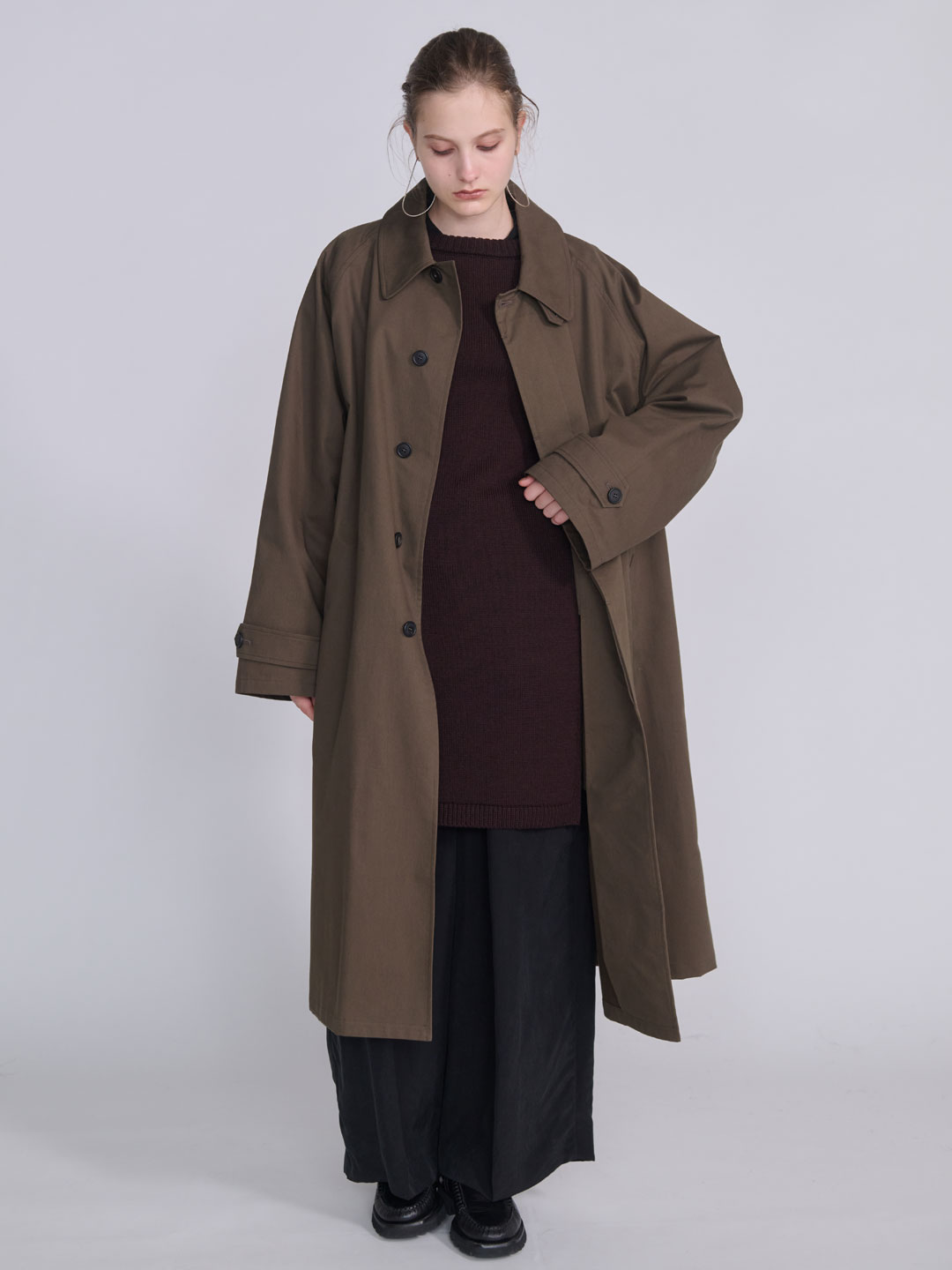 cristaseya トレンチコート 美品 XS クリスタセヤ CristaSeya(クリスタセヤ) | オーバーサイズ ウォーターレペ