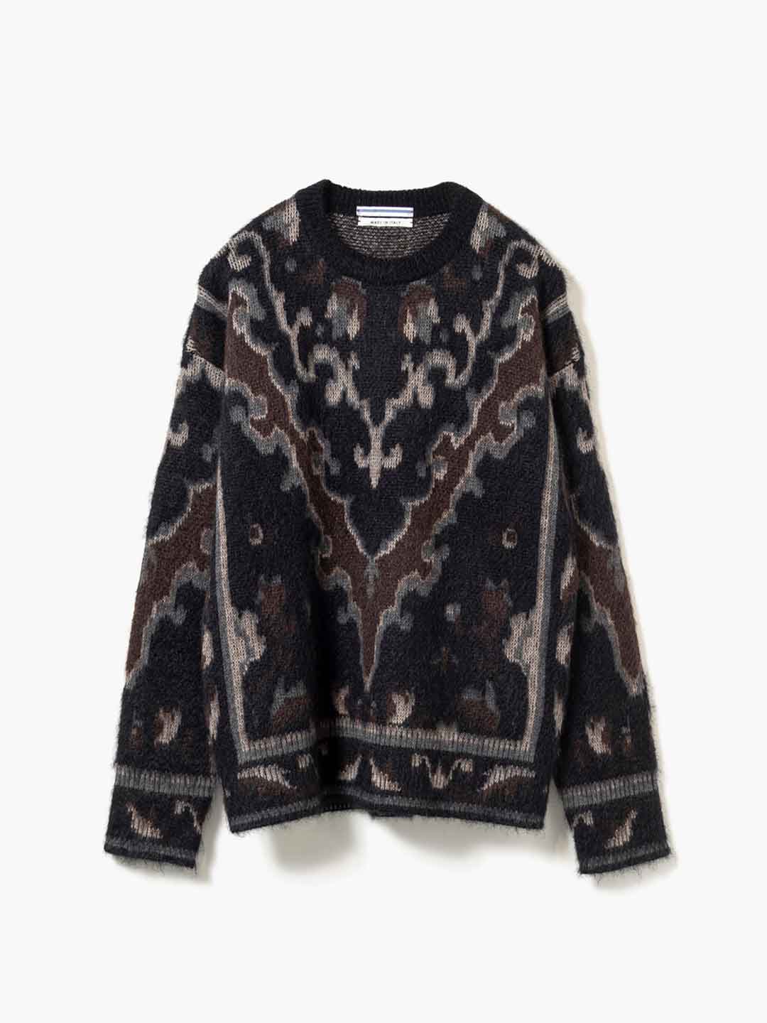 Cashmere Oversized Carpet Sweater - Brown
