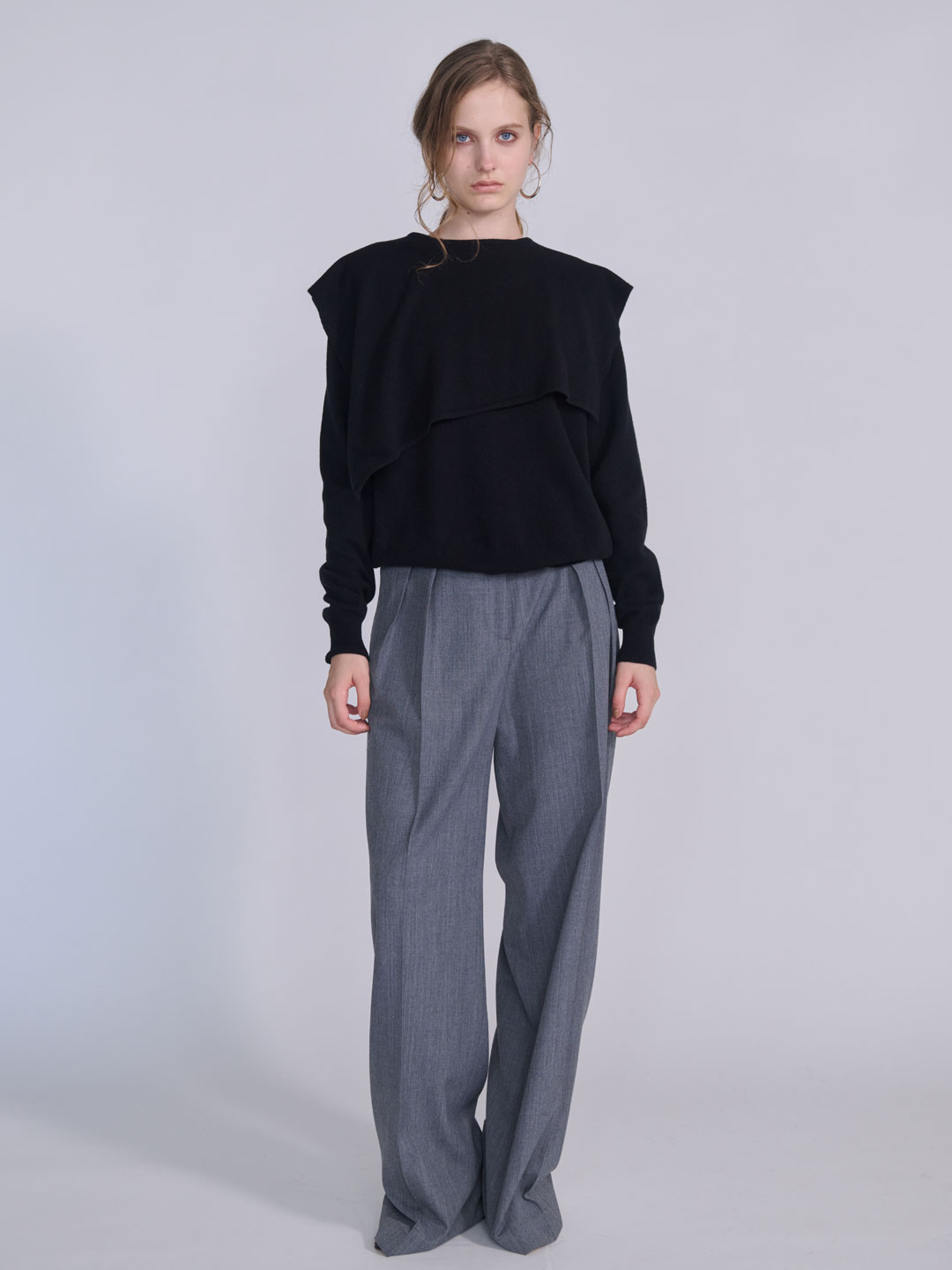 CristaSeya(クリスタセヤ) | フランネル セイラーカラー セーター