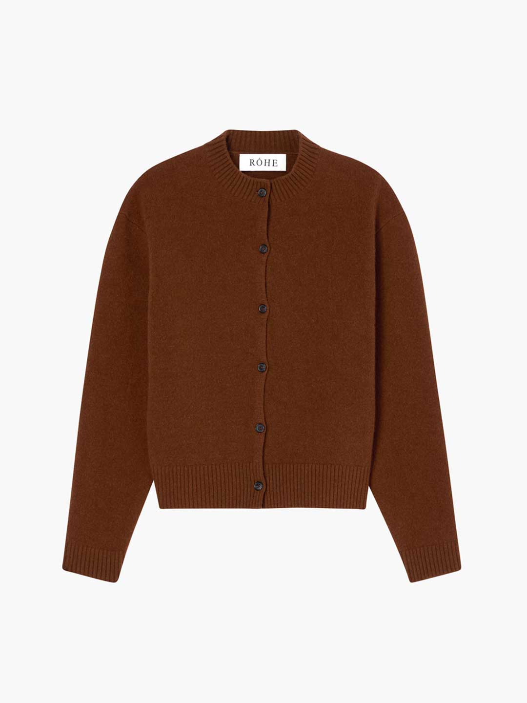 Boiled Short Cardigan - Brown