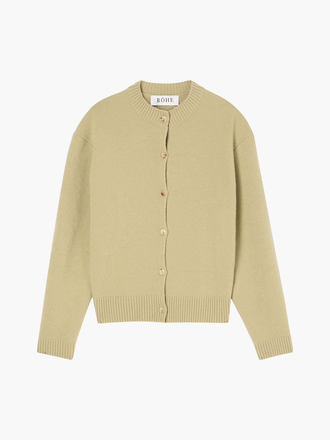 Boiled Short Cardigan - Sage