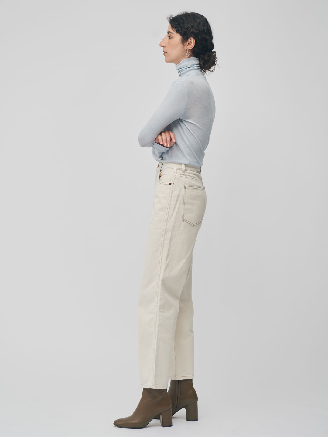 Plein High Straight - Ivory