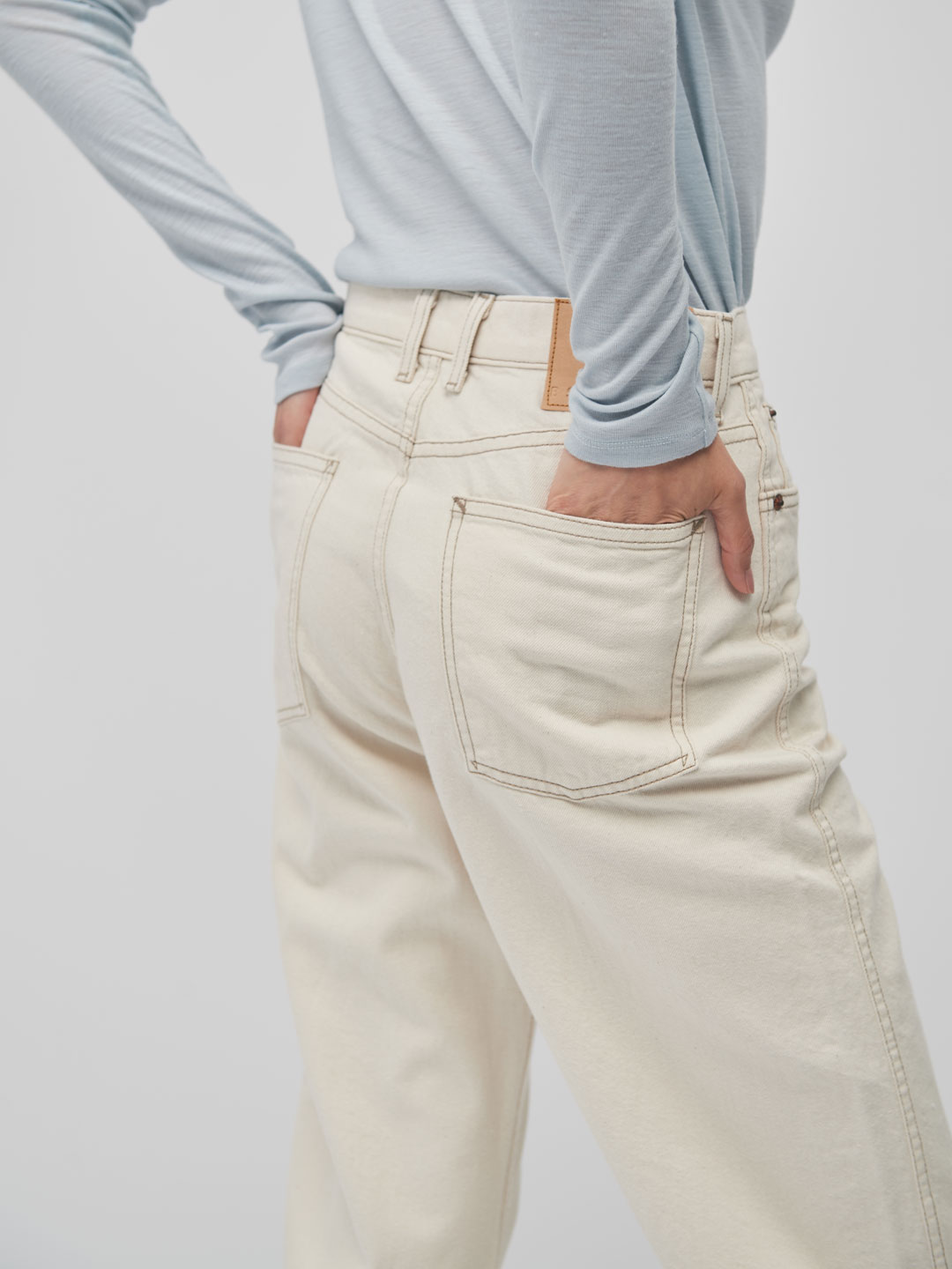 Plein High Straight - Ivory