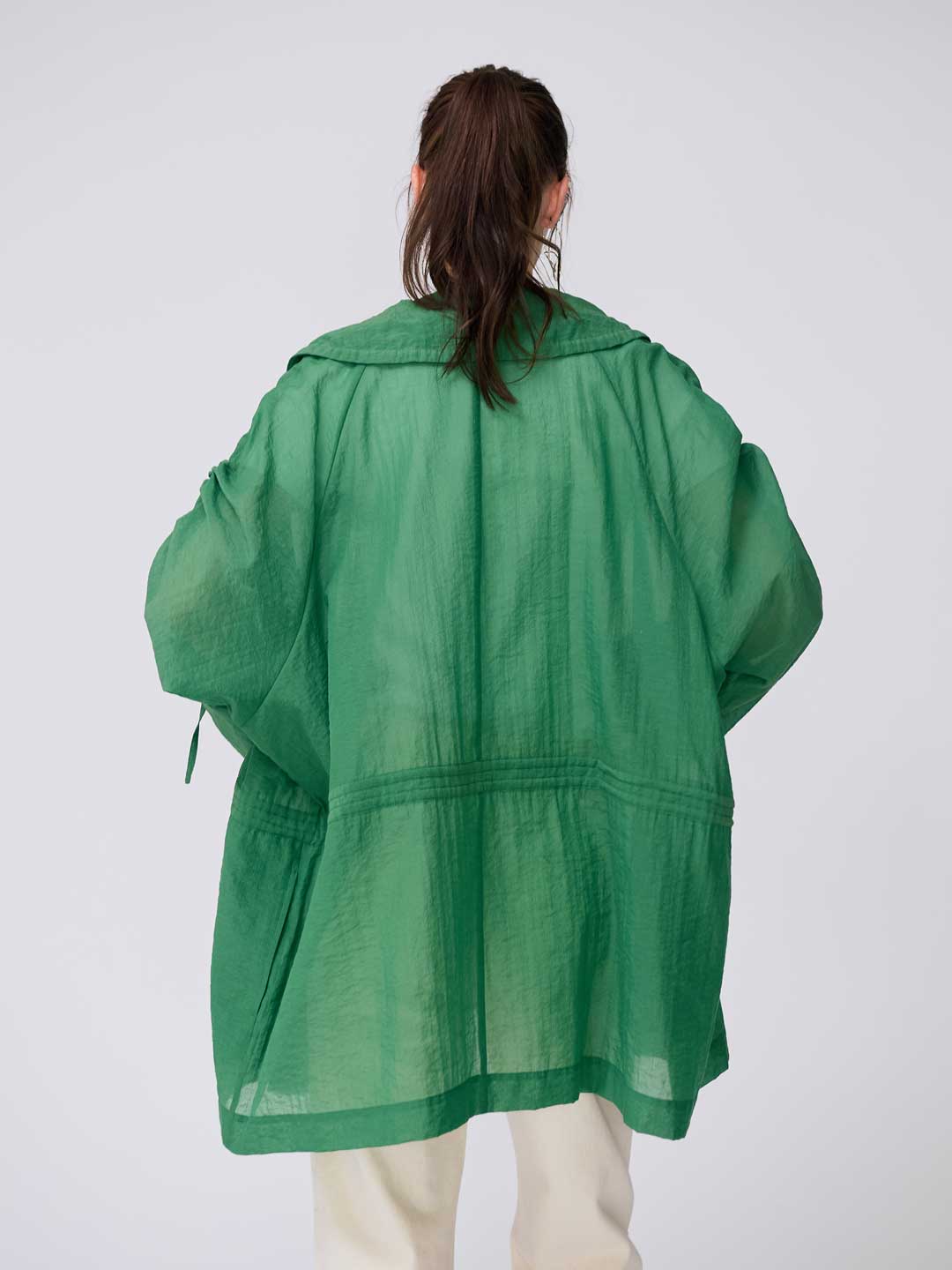 Membrane Short Coat - Green