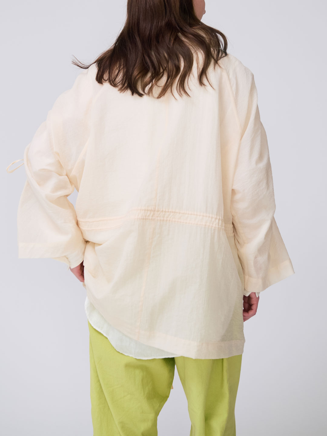Membrane Short Coat - Off White