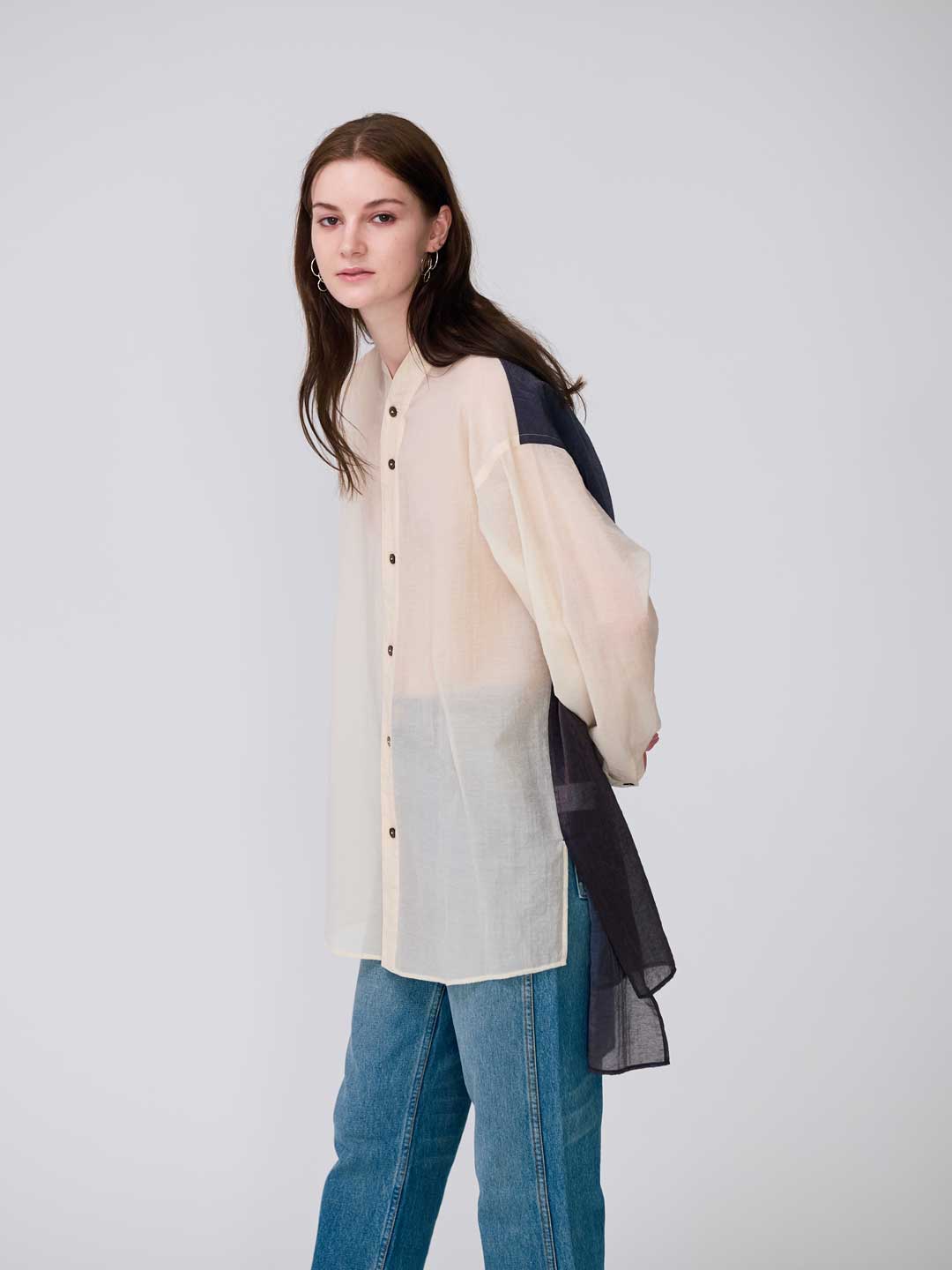 Membrane Dress Shirt［×YURIKO TAKAGI ］ - Off White