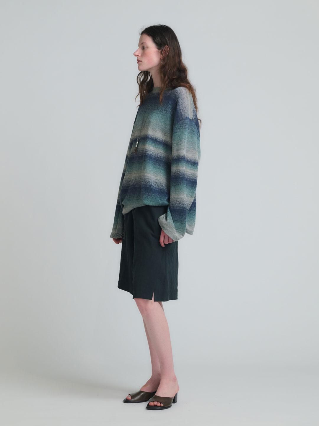 15 Gradation Knit - Navy