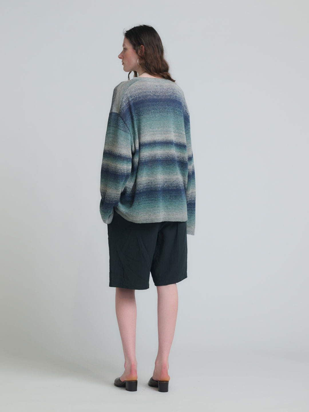 15 Gradation Knit - Navy