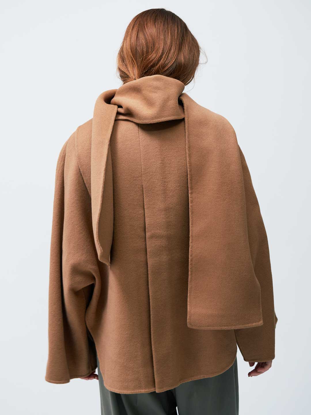 美品！【YENN】キャメル DOUBLE FACE CAPE JACKET Cape Coat Camel – WRINN OFFICIAL
