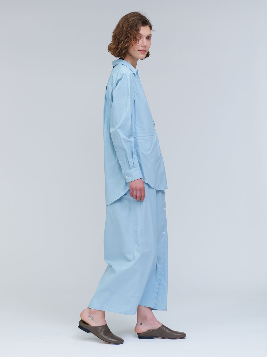 YOKO SAKAMOTO(ヨーコ サカモト) | ロング シャツ ドレス YOKO SAKAMOTO(ヨーコ サカモト) | ロング シャツ ドレス