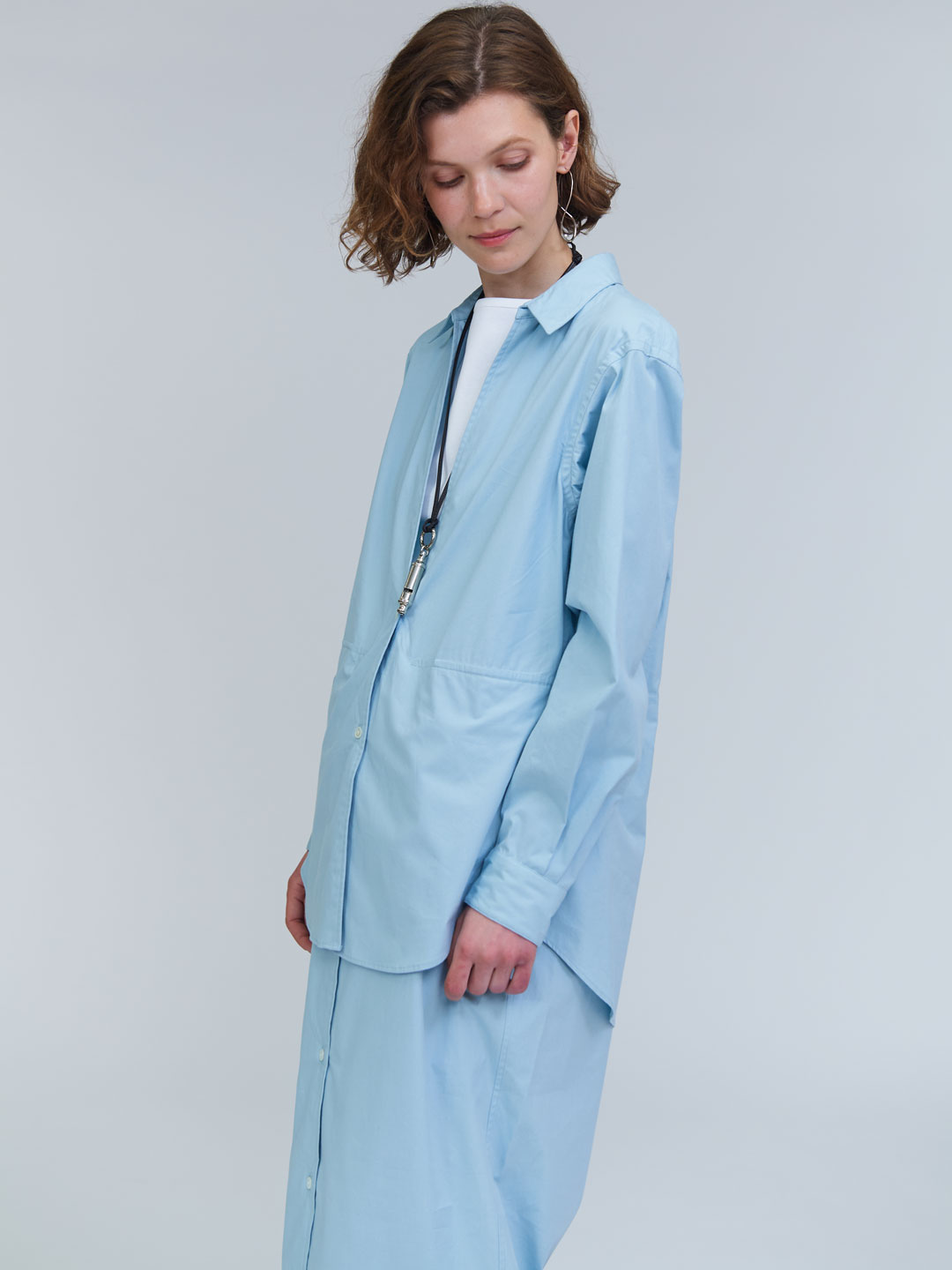 YOKO SAKAMOTO(ヨーコ サカモト) | ロング シャツ ドレス YOKO SAKAMOTO(ヨーコ サカモト) | ロング シャツ ドレス