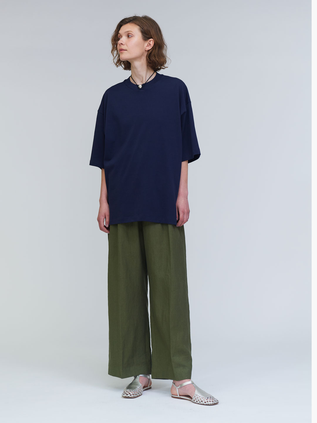 YOKO SAKAMOTO(ヨーコ サカモト) | ビッグ Tシャツ - ネイビー