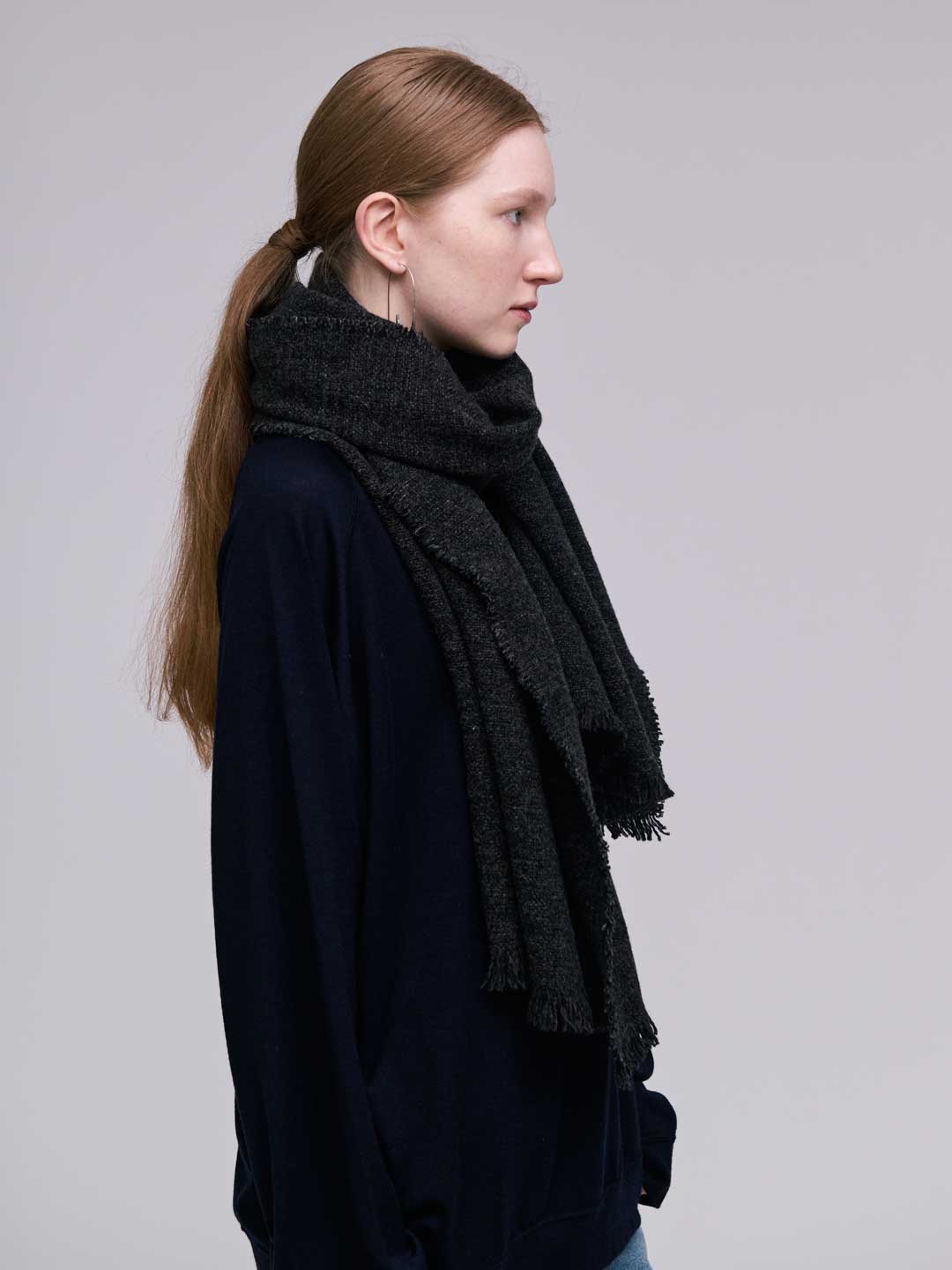 新品　yoko sakamoto マフラー　ヨーコサカモト　スカーフ YOKO SAKAMOTO ヨーコサカモト 「WOOL LONG SCARF」- WEEKENDER SHOP