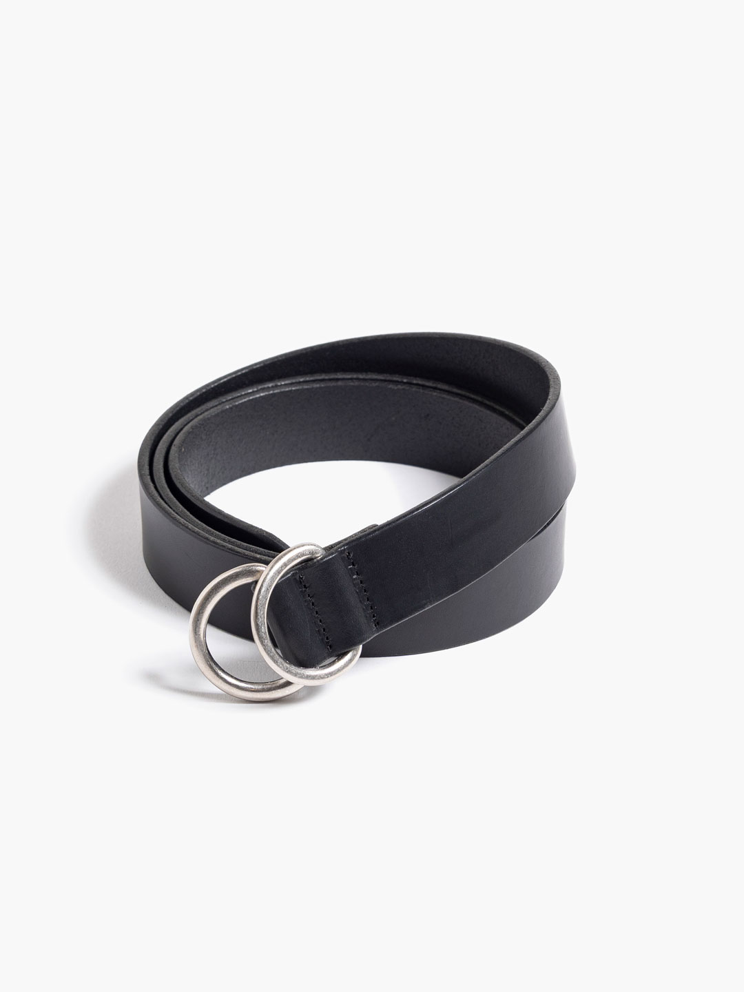 Wide Ring Belt - Black