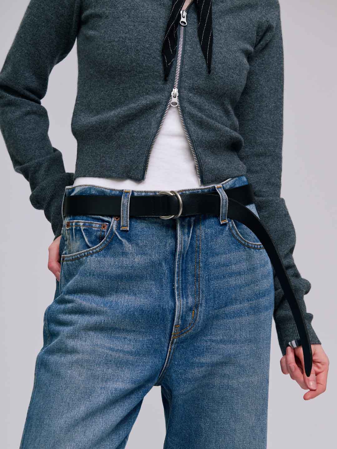 YOKO SAKAMOTO(ヨーコ サカモト) | ワイド リング ベルト - ブラック