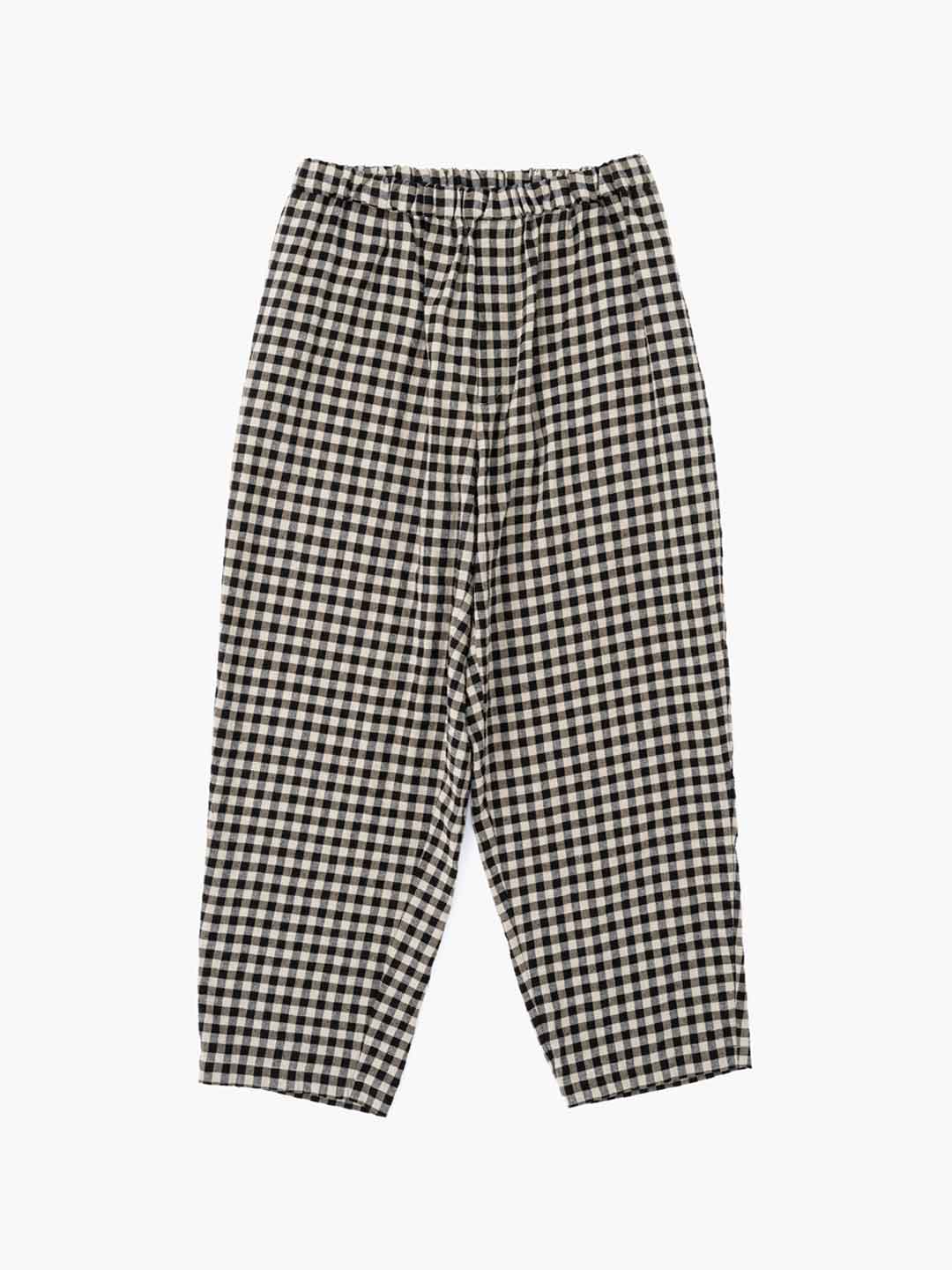 Wide Easy Pants - Check