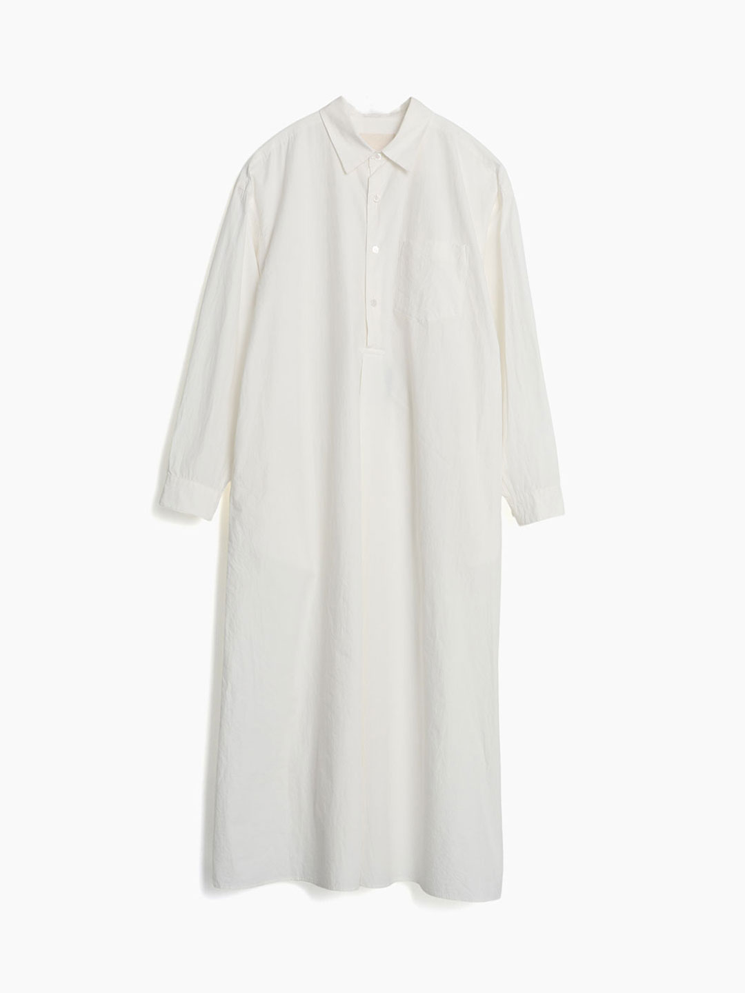 Shirt Dress - White