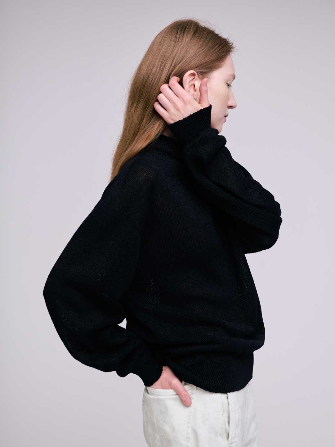 alvana（アルヴァナ）WASHI SKIPPER S/S KNIT（和紙スキッパーS