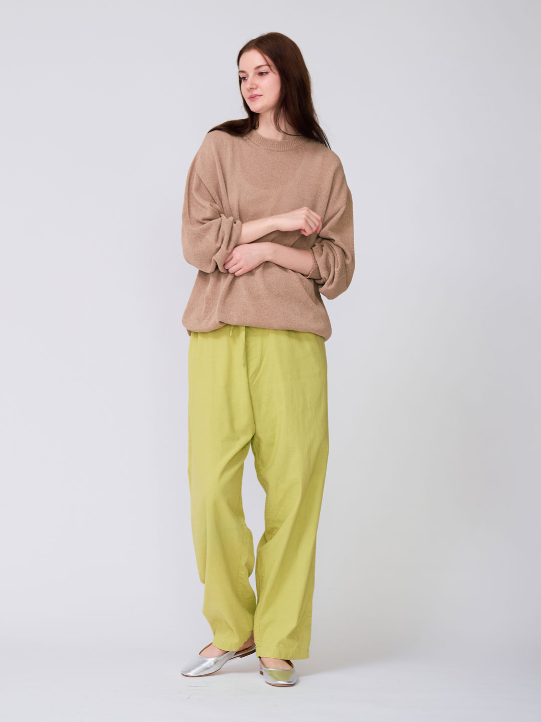 Washi L/S Crew Knit - Ecru