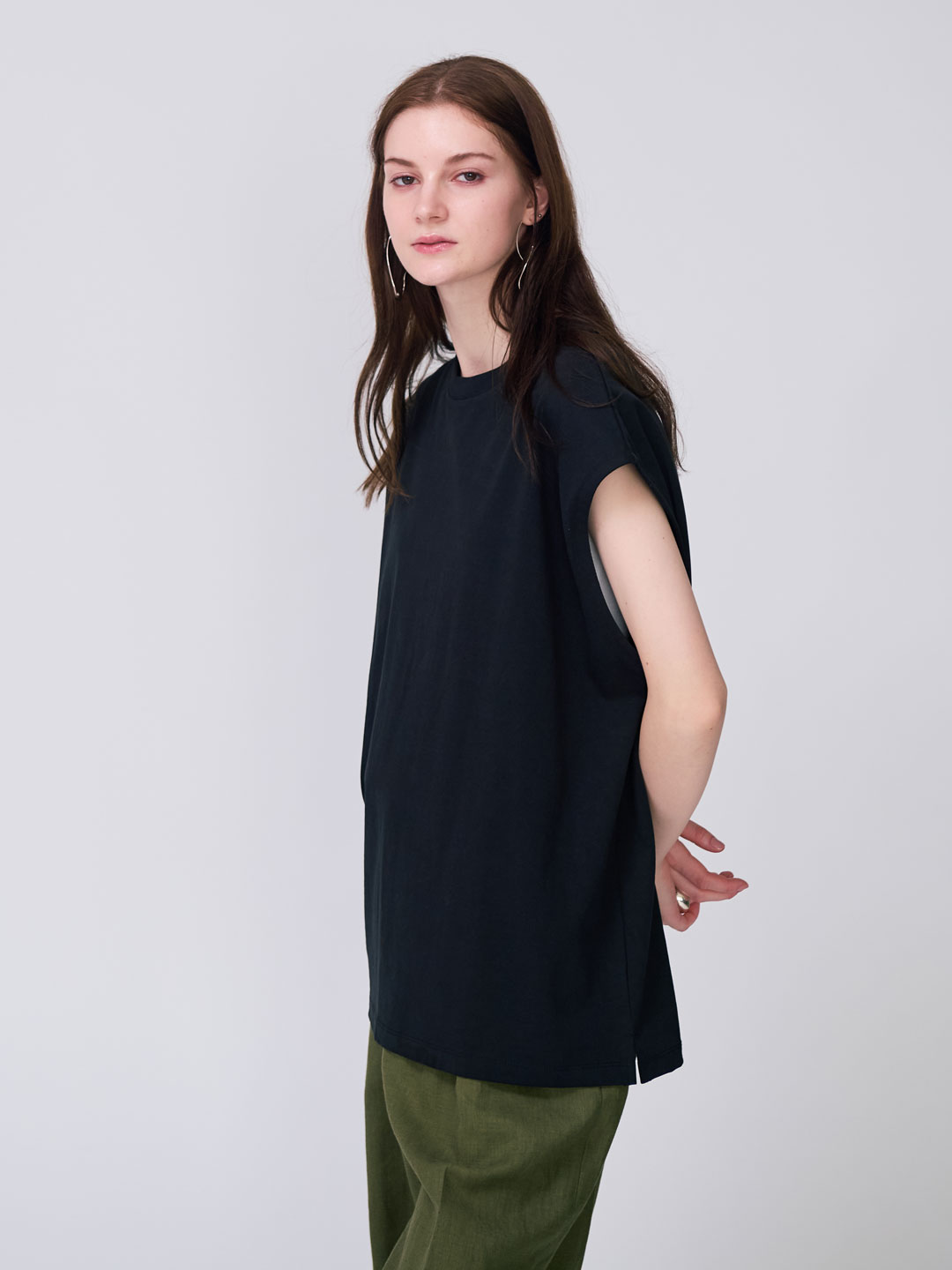 Fade No Sleeve Vest - Black