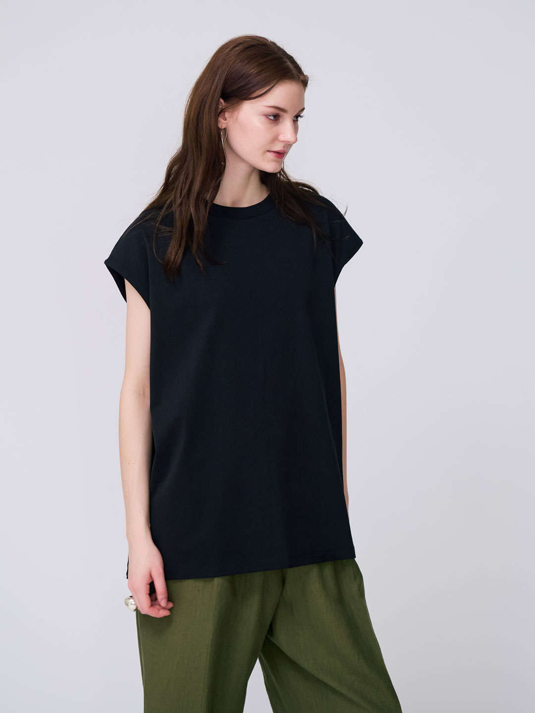 Fade No Sleeve Vest - Black