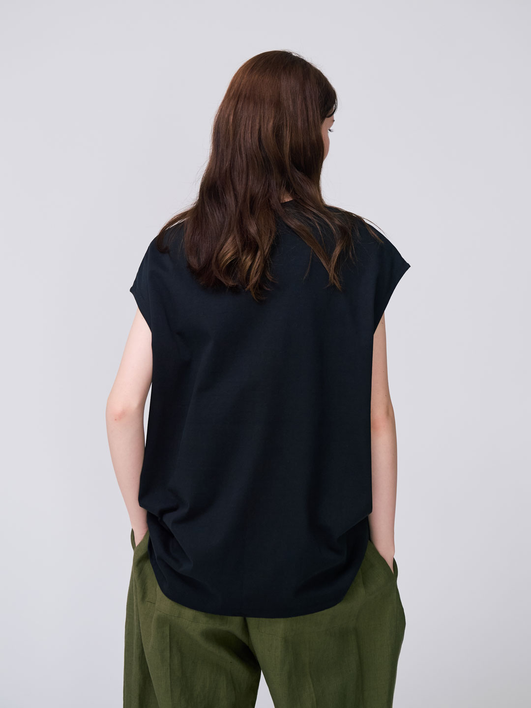 Fade No Sleeve Vest - Black