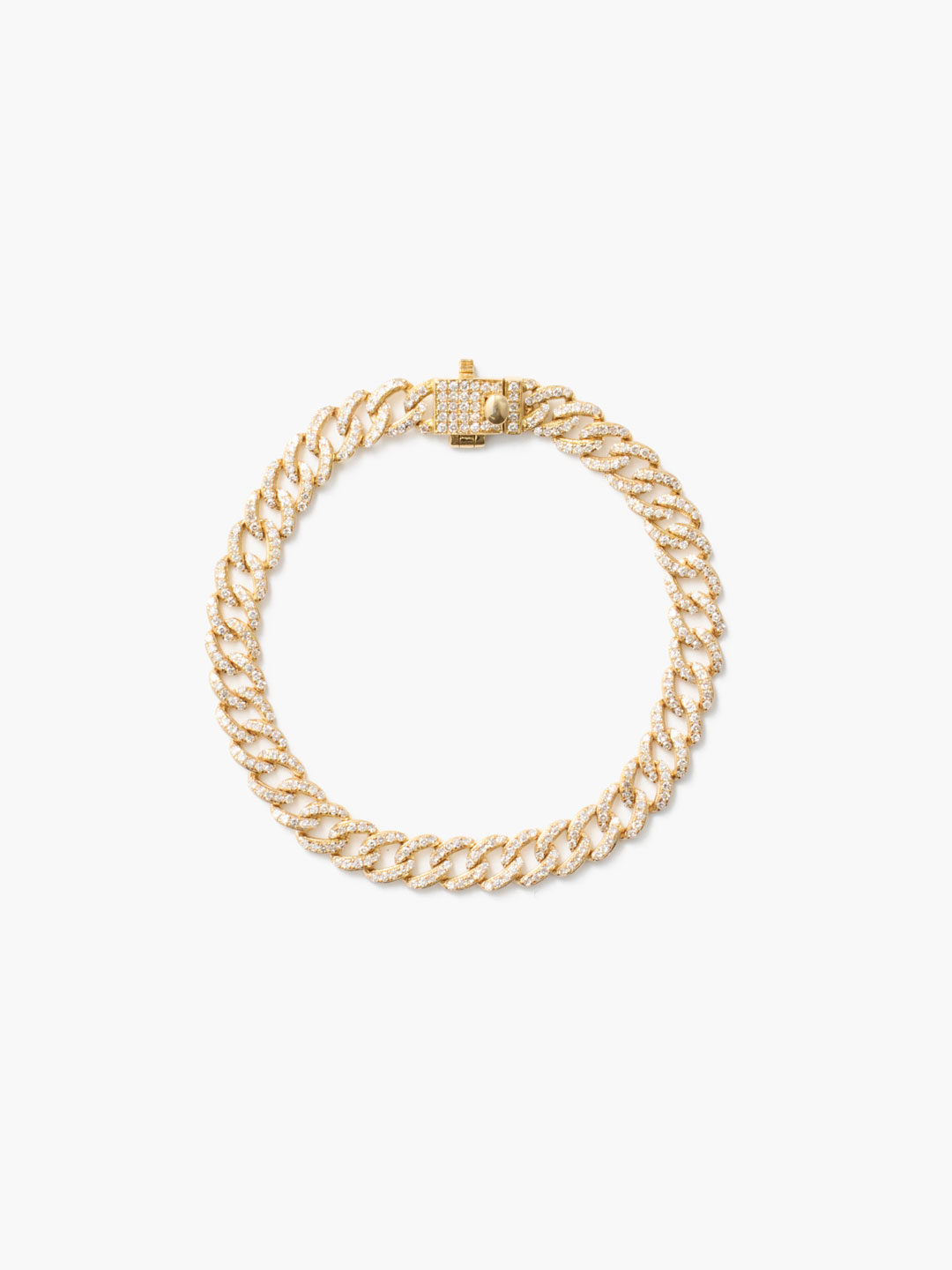 天の川 K18YG Diamonds Chain Bracelet - Yellow Gold