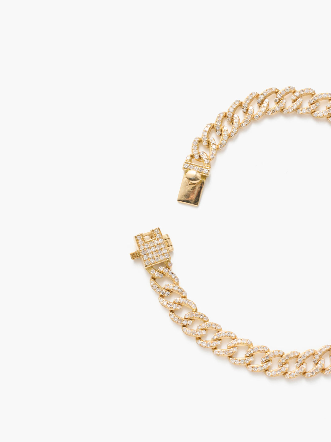 天の川 K18YG Diamonds Chain Bracelet 【gp018】 - Yellow Gold